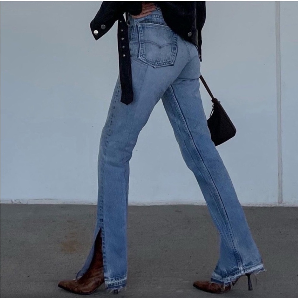 Vintage Reconstructed Levi 501
Unraveled Jeans